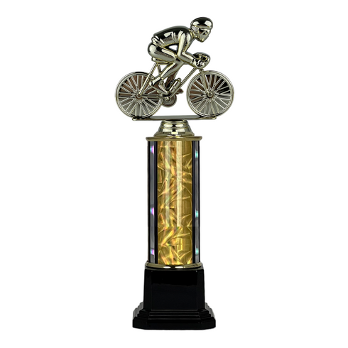 Trofeo de Tubo con Figura Serie 41 de Ciclismo